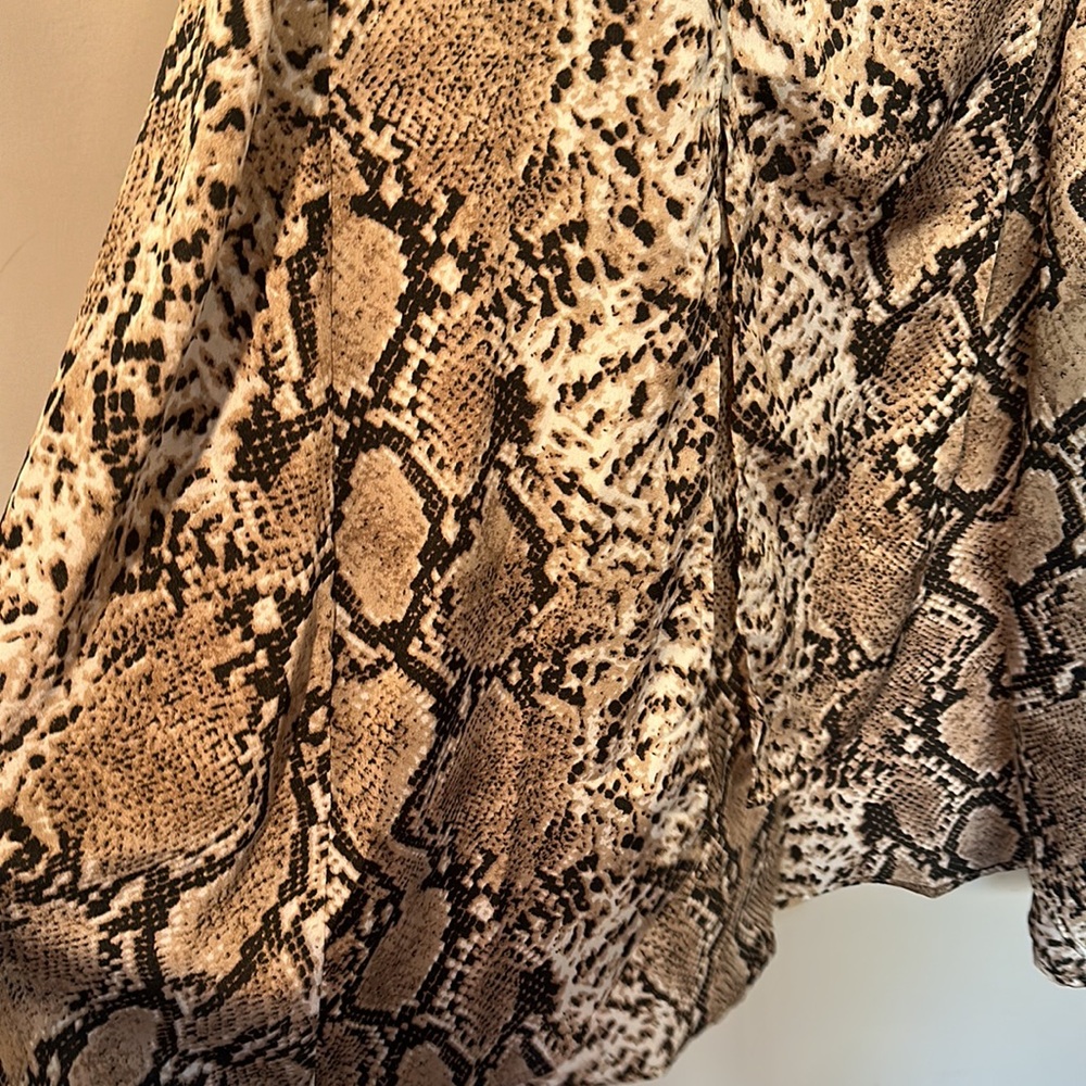Lioness x Revolve Animal Snake Print Maxi Dress Party Festival women size XS - Picture 7 of 10